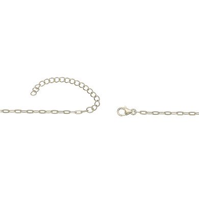 Gemminded 18k Gold Over Silver Lab-Created Diamond Accent Fish Pendant Necklace