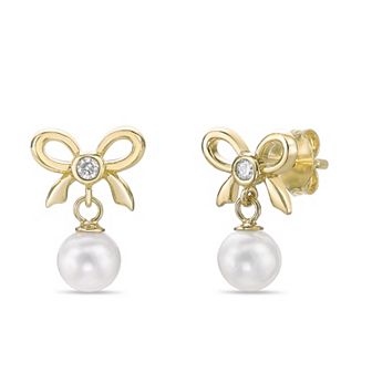 Gemminded 18k Gold Over Silver Lab-Grown Diamond Accent Earrings
