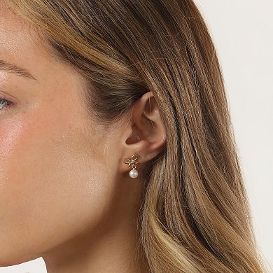 Gemminded 18k Gold Over Silver Lab-Grown Diamond Accent Earrings