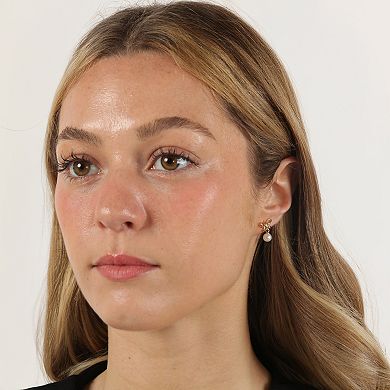 Gemminded 18k Gold Over Silver Lab-Grown Diamond Accent Earrings