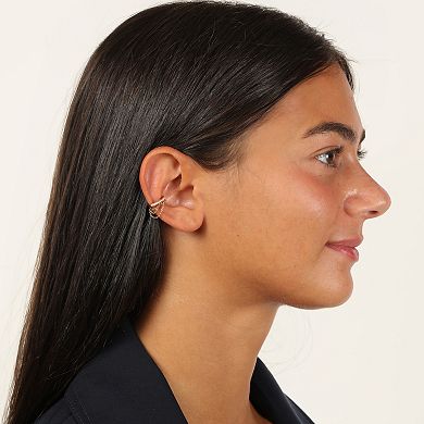 Gemminded 18k Gold Over Sterling Silver Lab-Grown Diamond Accent Earrings