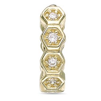 Sterling Silver Lab-Grown Diamond Accent Ear Cuff