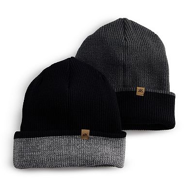Men's ZeroXposur 2-Pack Reversible Beanies Set