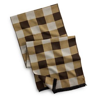 Men's ZeroXposur Plaid Knit Scarf