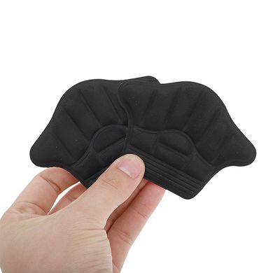 Reusable Heel Pads for Prevent Rubbing One Size Black 1 Pair