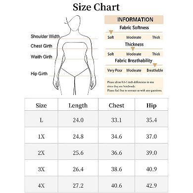 Plus Size Bikini for Women One Piece Bathing Suit Ruched Padded Slimming Swimsuit Swimwear