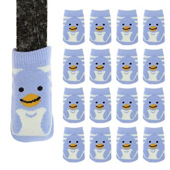 16 pc Chair Leg Covers, Floor Protectors, Chair Covers Caps, Chair Leg Covers for Hardwood Floors