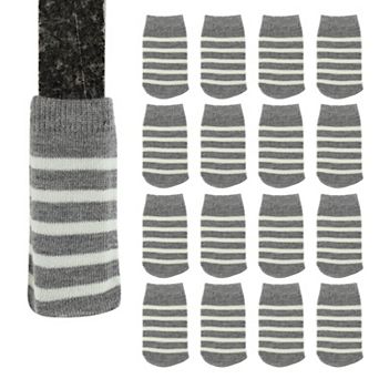 16 pc Chair Leg Covers, Floor Protectors, Chair Covers Caps, Chair Leg Covers for Hardwood Floors