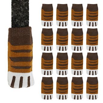16 pc Chair Leg Covers, Floor Protectors, Chair Covers Caps, Chair Leg Covers for Hardwood Floors