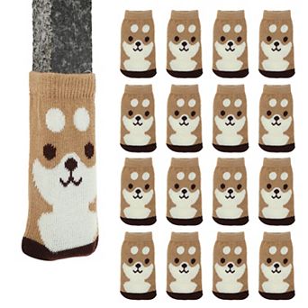 16 pc Chair Leg Covers, Floor Protectors, Chair Covers Caps, Chair Leg Covers for Hardwood Floors