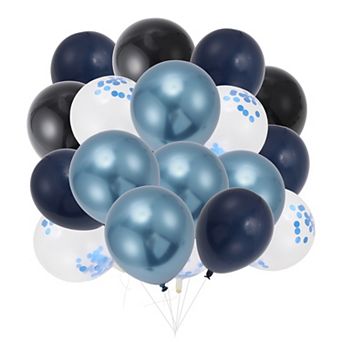 20 pc Party Balloons with Ribbon, 10" Round Helium Balloons for Wedding Graduation Birthday Party