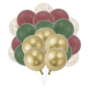 20 pc Party Balloons with Ribbon, 10" Round Helium Balloons for Wedding Graduation Birthday Party