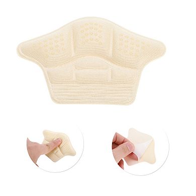 Thickening Heel Pads for Prevent Rubbing One Size Apricot 1 Pair