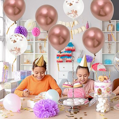 16 Pcs Party Balloons, 12" Round Helium Balloons for Wedding Birthday Party Backdrop Decoration