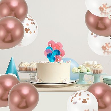 16 Pcs Party Balloons, 12" Round Helium Balloons for Wedding Birthday Party Backdrop Decoration