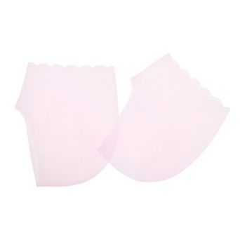 1 Pair Silicone Thin Heel Protectors for Travelling