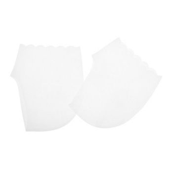 1 Pair Silicone Thin Heel Protectors for Travelling