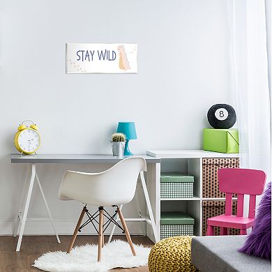 Stupell Home Decor Stay Wild Dinosaur Wall Plaque