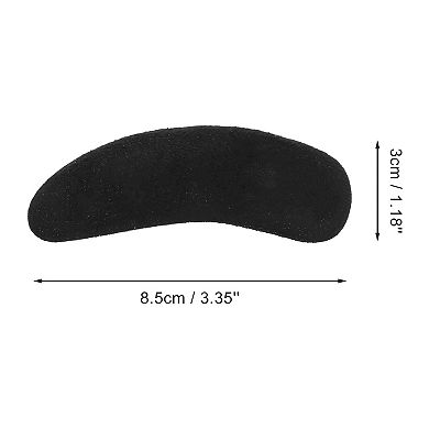 Non-slip Heel Pads for Prevent Rubbing One Size Black 2 Pair