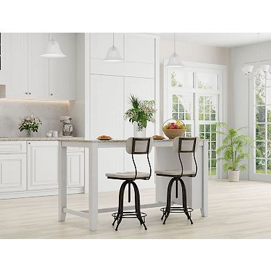 Carolina Living Mason Adjustable Barstool
