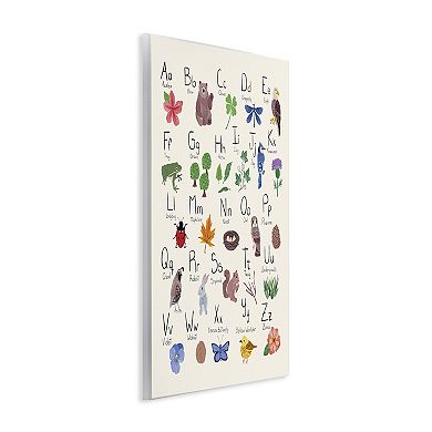 Stupell Home Decor Animal Alphabet Wall Plaque