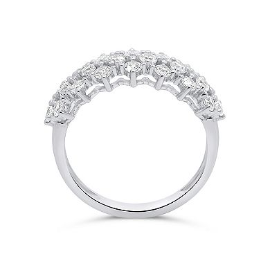 Éthique Sterling Silver 1 Carat T.W. Lab-Grown Diamond Ring