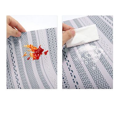 4 Pcs Stripe Woven Placemats, Place Mats for Kitchen Dining Table, Heat-Resistant Table Mats