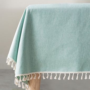 Waterproof Table Cloth, Kitchen Dining Table Cover for Farmhouse Camping Parties, 78.74"x55.12" 1 pc