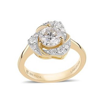 Éthique 14k Gold Over Silver 1 Carat T.W. Lab-Grown Diamond Love Knot Ring