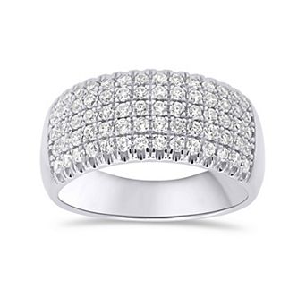 Éthique Sterling Silver 1 Carat T.W. Lab-Grown Diamond Band Ring