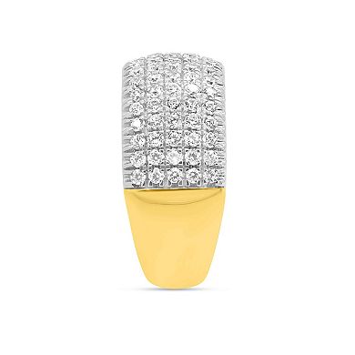 Éthique Sterling Silver 1 Carat T.W. Lab-Grown Diamond Band Ring