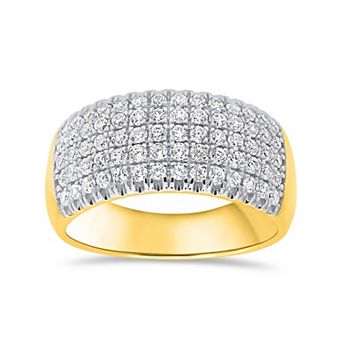 Éthique Sterling Silver 1 Carat T.W. Lab-Grown Diamond Band Ring