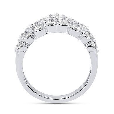 Éthique Sterling Silver 2 Carat T.W. Lab-Grown Diamond Statement Ring