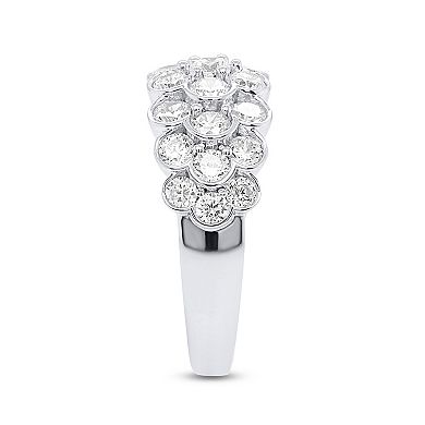 Éthique Sterling Silver 2 Carat T.W. Lab-Grown Diamond Statement Ring