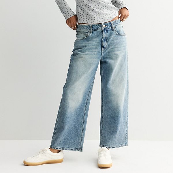 Juniors' Project Indigo Low Rise Barrel Boyfriend Jeans