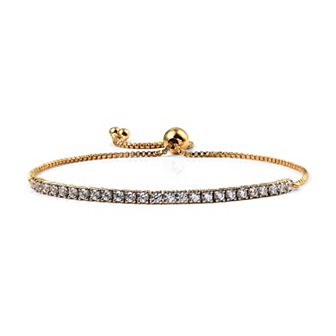 Éthique Sterling Silver 1 Carat T.W. Lab-Grown Diamond Bolo Bracelet