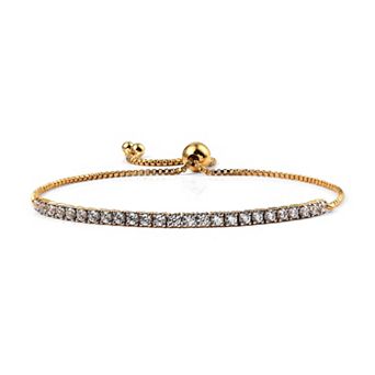 Éthique Sterling Silver 1 Carat T.W. Lab-Grown Diamond Bolo Bracelet