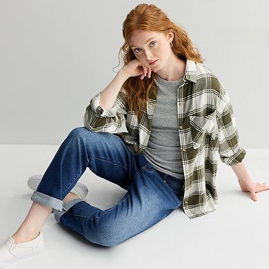 Juniors' Project Indigo Mid Rise Traditional Boyfriend Jeans