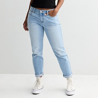 Juniors' Project Indigo Mid Rise Traditional Boyfriend Jeans