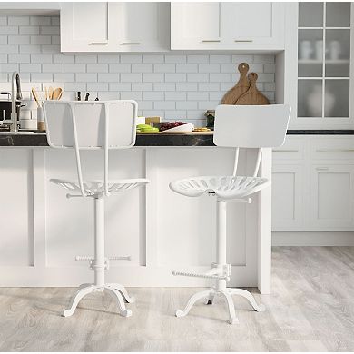 Carolina Living August Tractor Seat Barstool