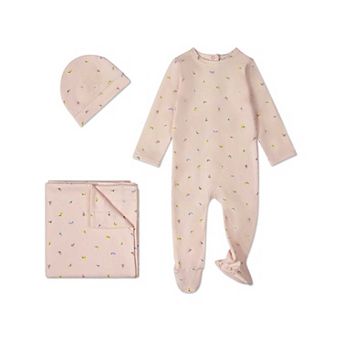 Blossoming Florals Footie Set