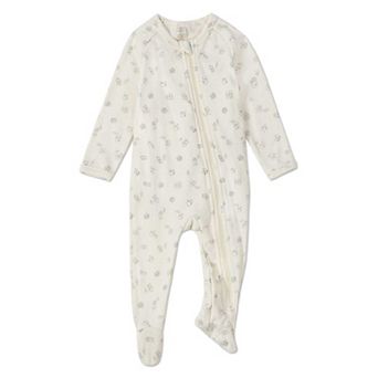 Baby and Toddler "Love is Home" Cotton Blend Zippered Footie