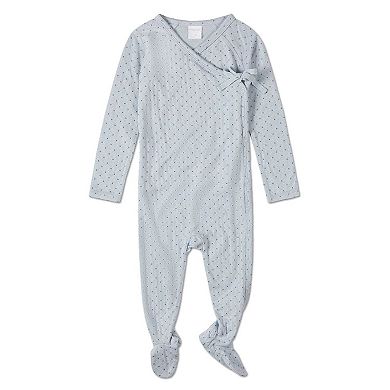 3 Piece Baby Boys Pointelle "Little Dots" Footie Set