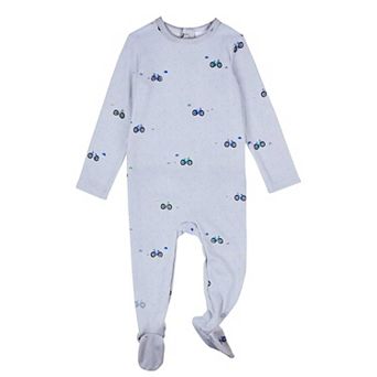 Baby and Toddler Boys "Living The Bike Life" Pointelle Footie