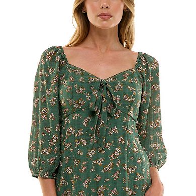 Juniors' Lily Rose Fit & Flare Molded Cup Skater Dress