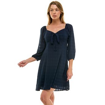 Juniors' Lily Rose Fit & Flare Molded Cup Skater Dress