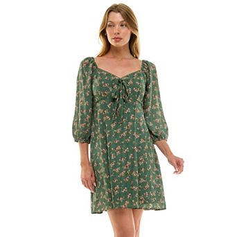 Juniors' Lily Rose Fit & Flare Molded Cup Skater Dress