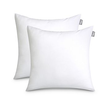 Bare Home 2-Pack Throw Pillow Inserts, Bed and Couch Pillows