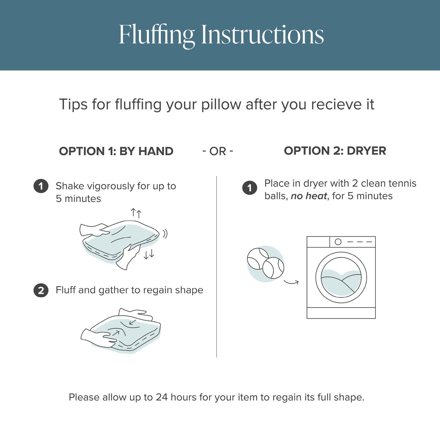 White Throw Pillow Insert Set 2pk