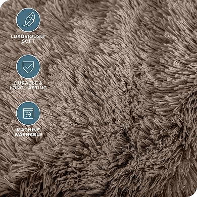 Shaggy Faux Fur Sherpa Blanket